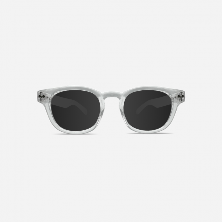 K10 - Gafas de sol transparentes mixtas - Negro