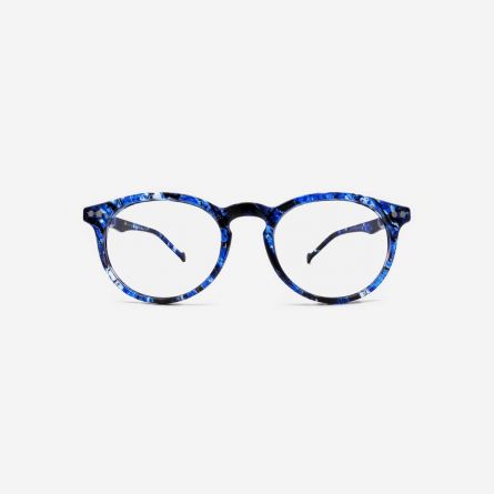 K3313 EC - Thin round blue light glasses