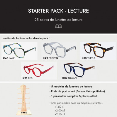 Starter Pack - Lunettes de lecture