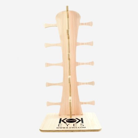 Présentoir de comptoir 5 places bois