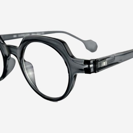 K32 EC - Gafas de pantalla redondas geométricas