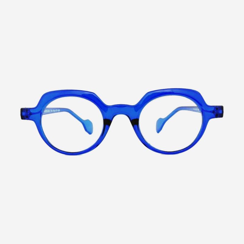 K32 EC - Geometric round blue light eyeglasses