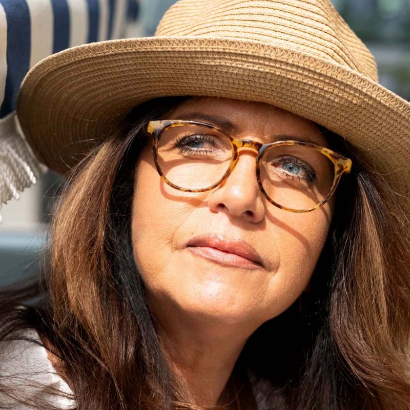 K20 EC - Gafas de pantallas finas redondas retro