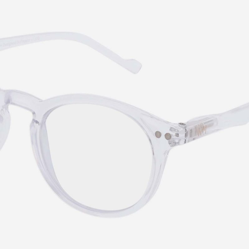 K3313 EC - Thin round blue light glasses