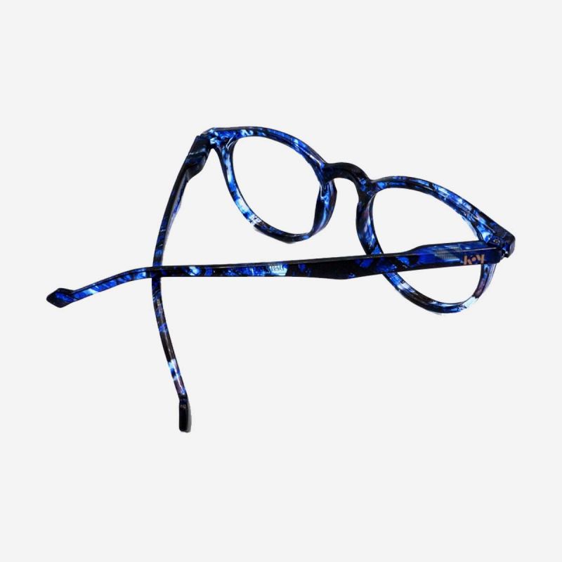 K3313 EC - Thin round blue light glasses