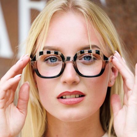 K39 - Gafas de lectura redondas mujer