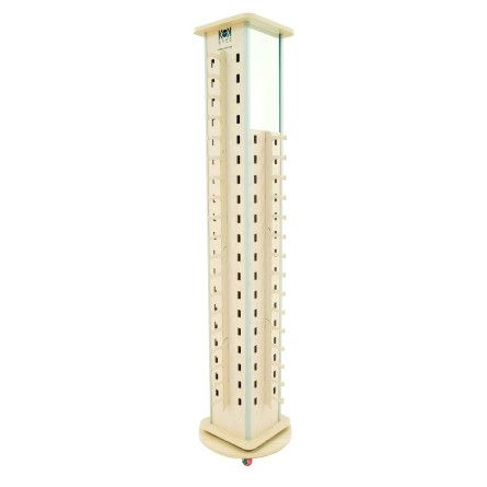 Wooden rotating 72 places display