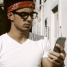Colorful rectangular cat eye reading glasses for screen
