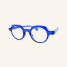 Geometric round blue light eyeglasses Lotti