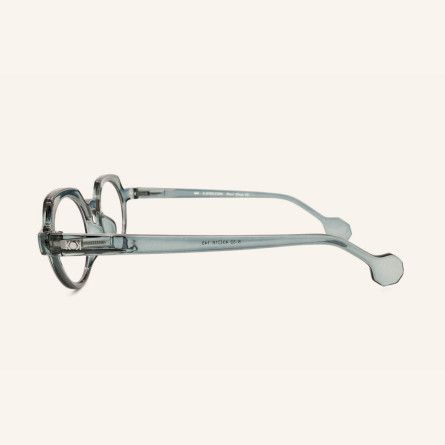 Geometric round blue light eyeglasses Lotti