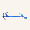 Geometric round blue light eyeglasses Lotti