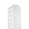 White rotating 34 places display on wheels