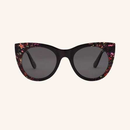 Polarized cat eye sunglasses oversized